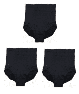 High-Waisted  Ladies Triangle Seamless Waist Pants (Option: 3Black-M L)